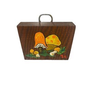 Vintage 60’s 70’s homemade mushroom picture
